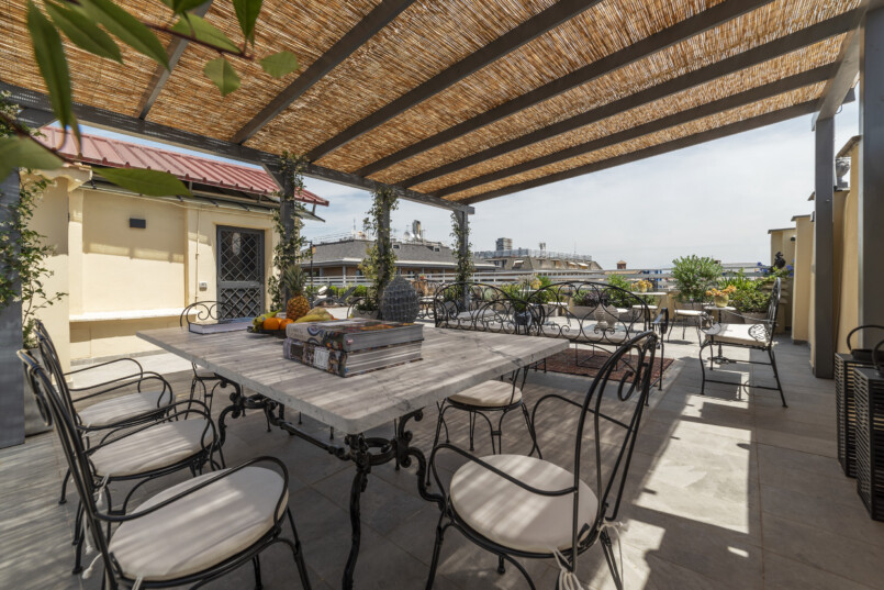 Via Toscana roof terrace - a rental property managed by From Home to Rome
