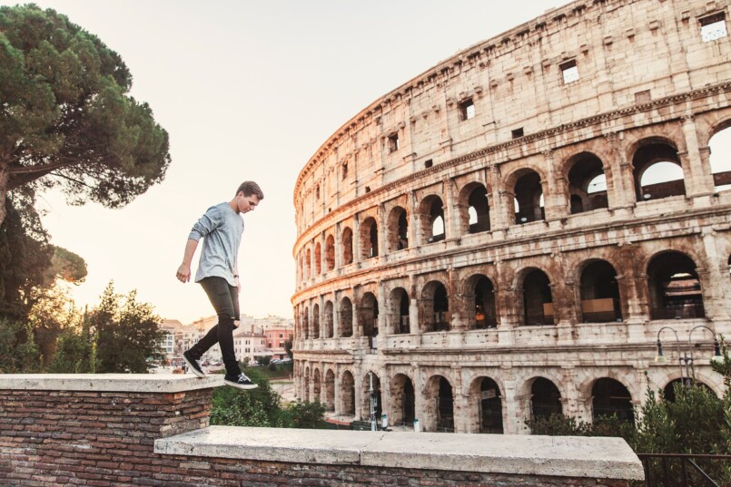 Authorities at the Colosseum in Rome had to deal with a certain number of defacements lately...
