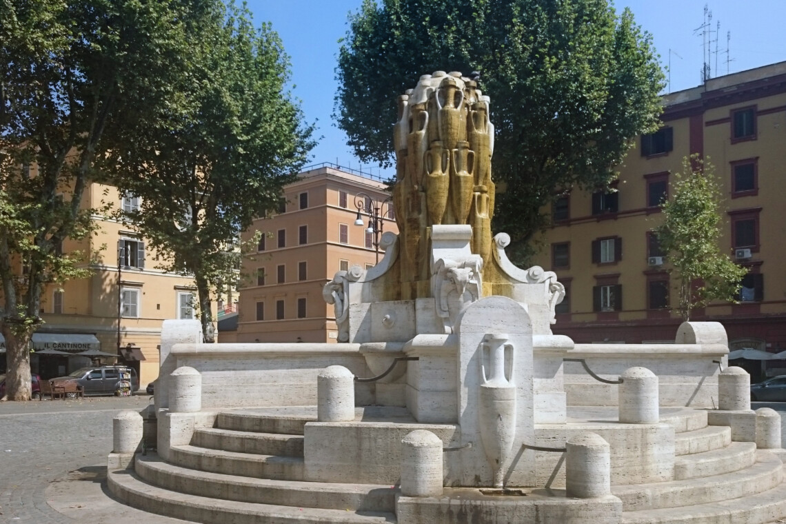 Le fontane rionali di Pietro Lombardi - una passeggiata nella storia di Roma - From Home to Rome