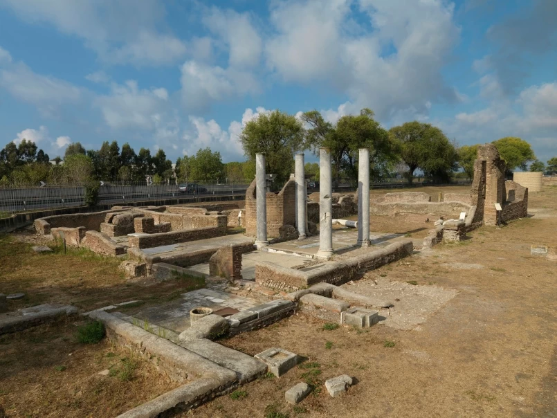 Ostia Antica - archeological digs - St. Peter's stayed here